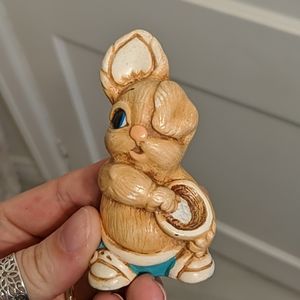 Pendelfin "Ollie' Rabbit Figurine with bowl